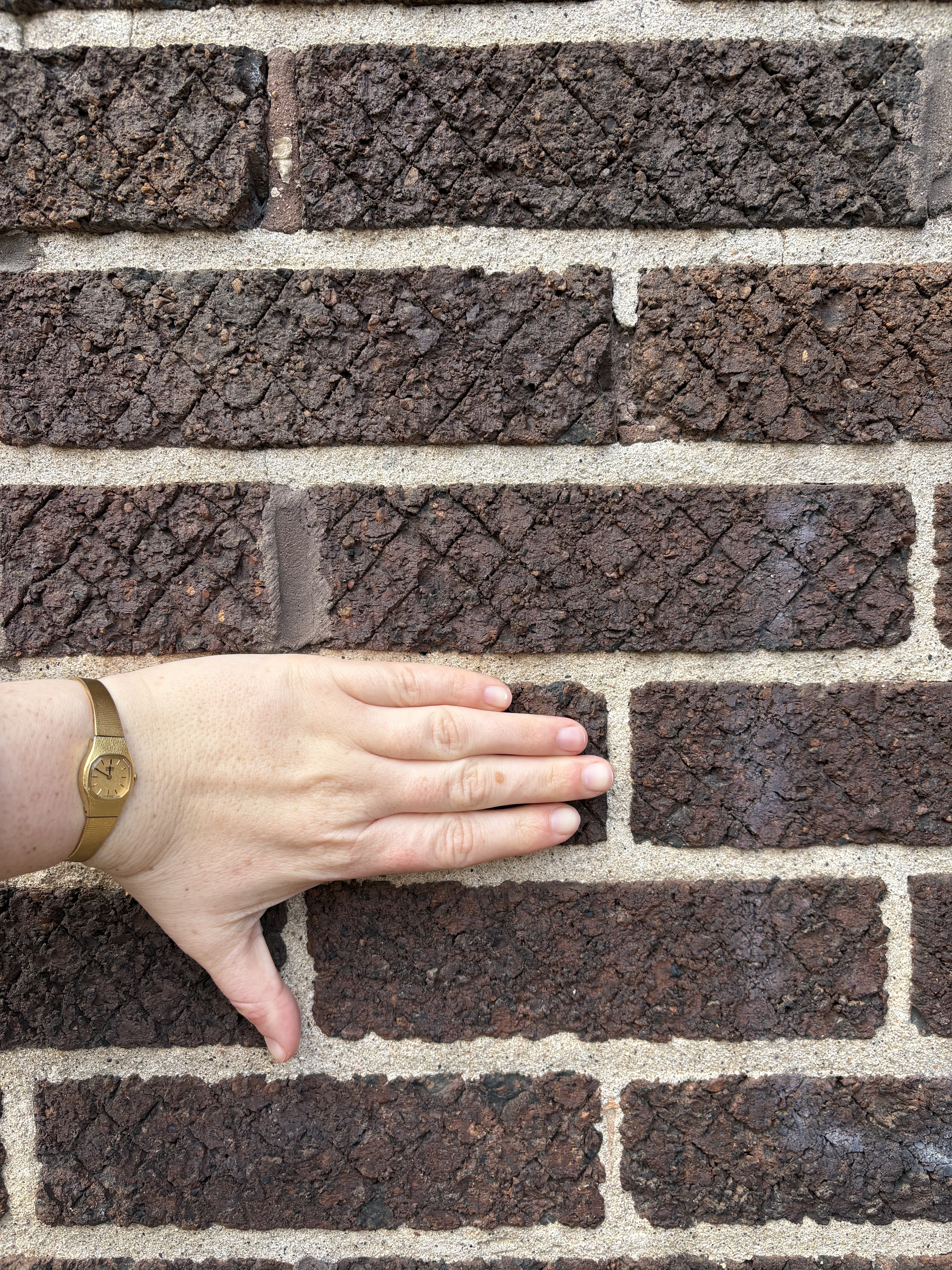 Feeling the material. Architecture is about touching the world.